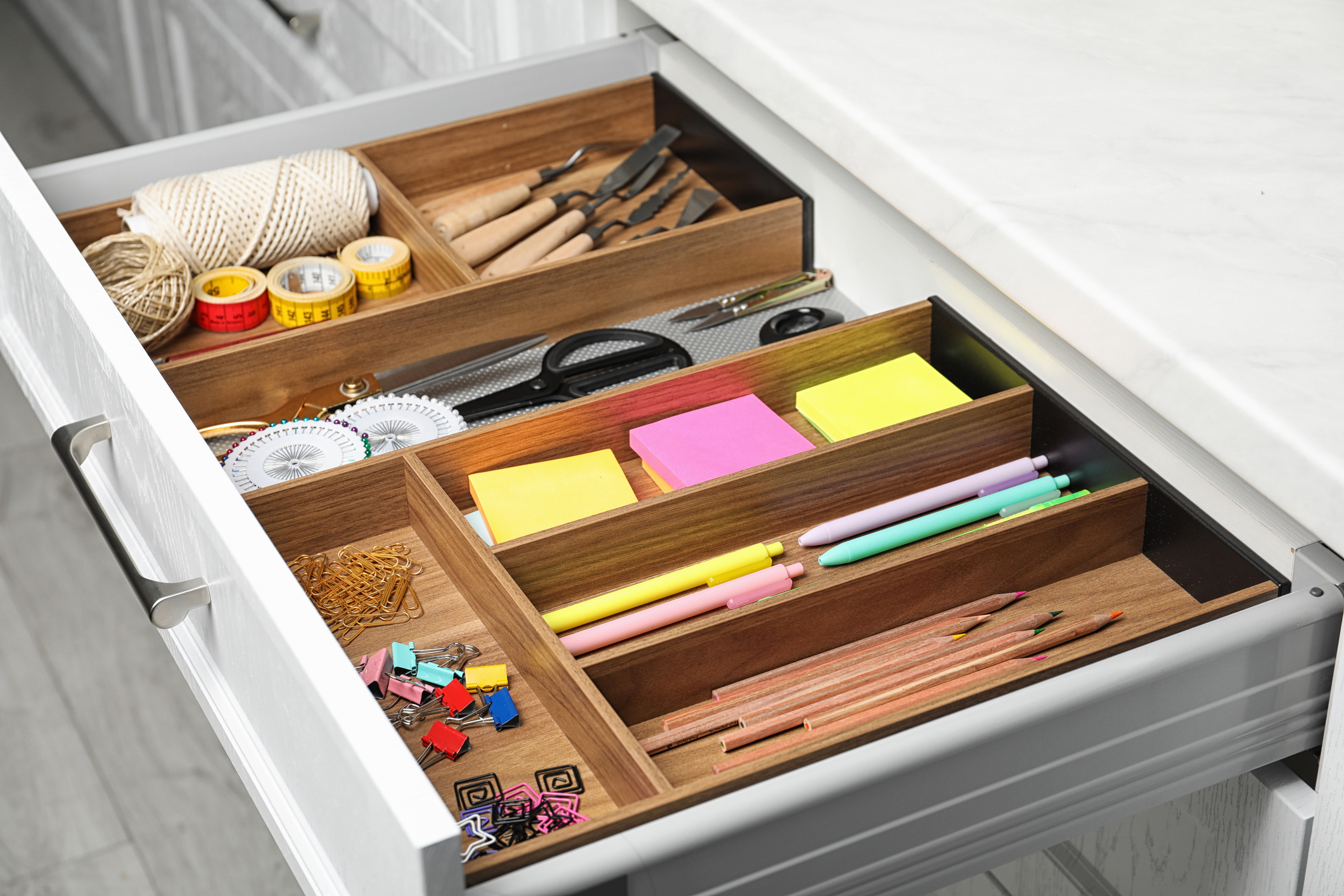 Decluttered Drawer