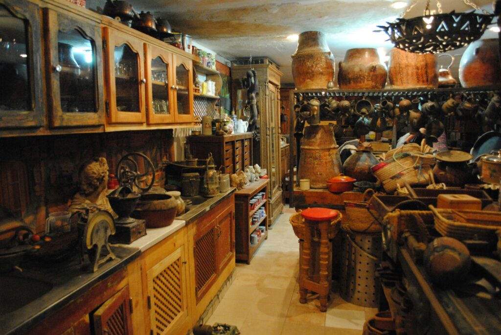 Cluttered room