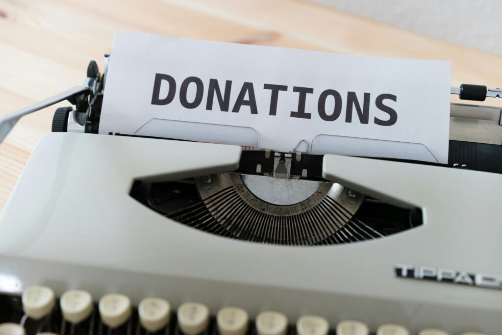 Declutter with donations