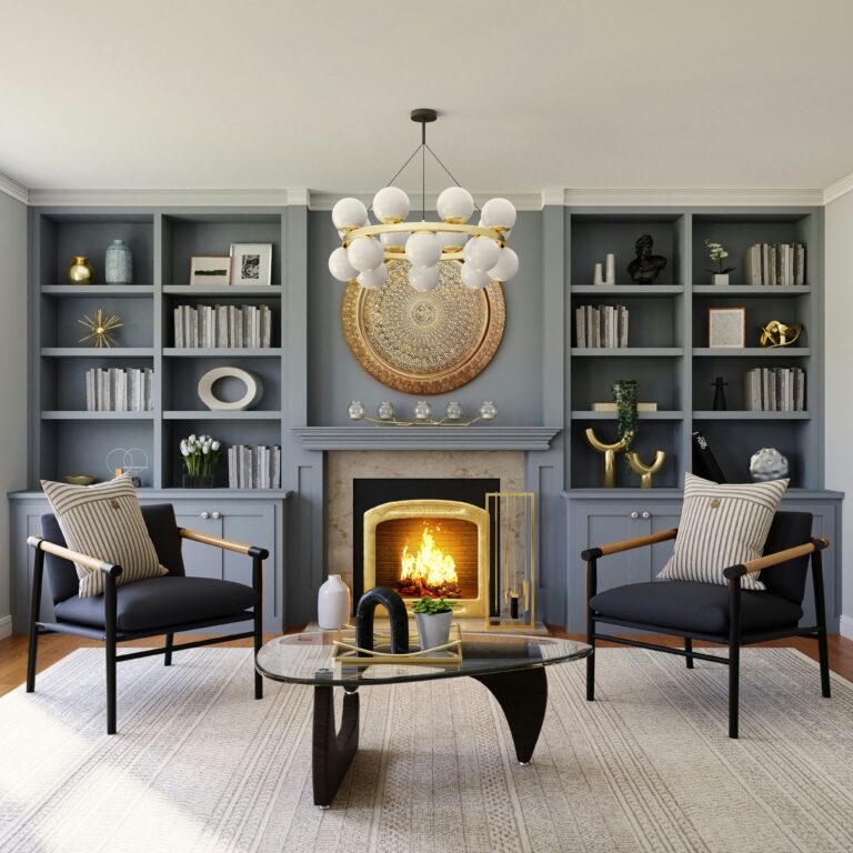 Organized and decluttered library