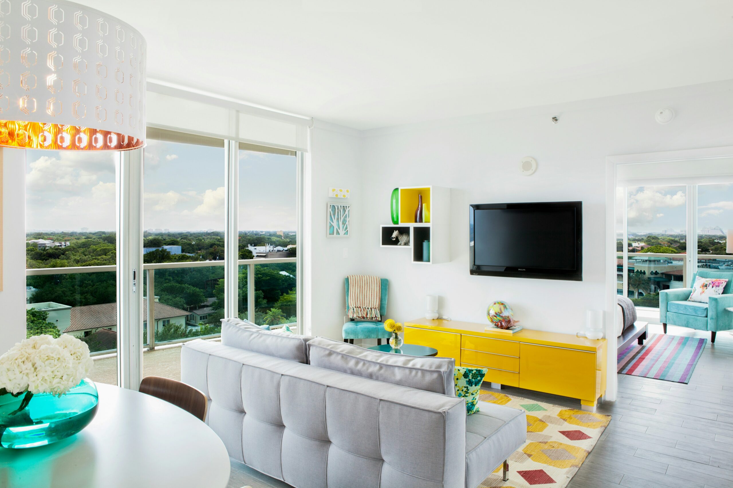 Organized living room