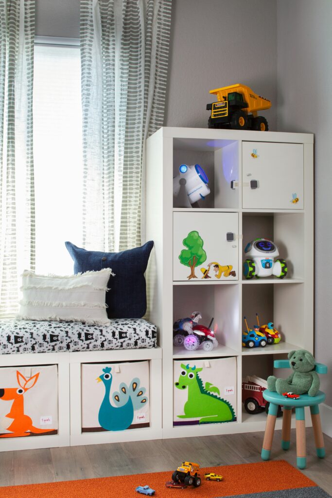 Organized kids room