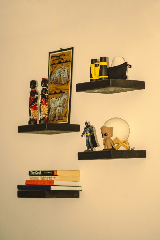 Organized shelves