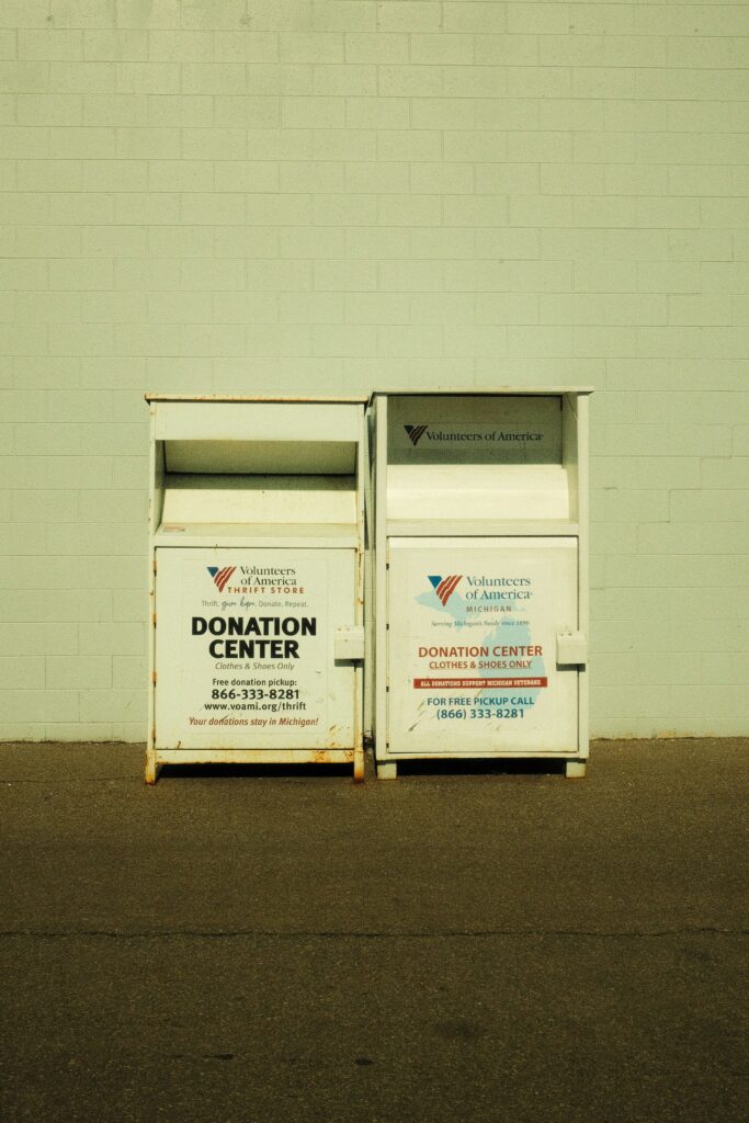 Declutter and donate