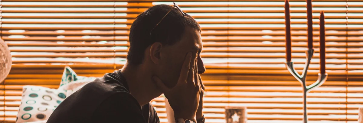 Overwhelmed person