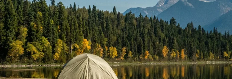 Tent in the mountains