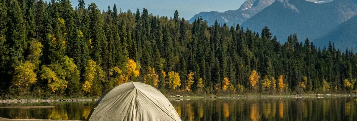 Tent in the mountains