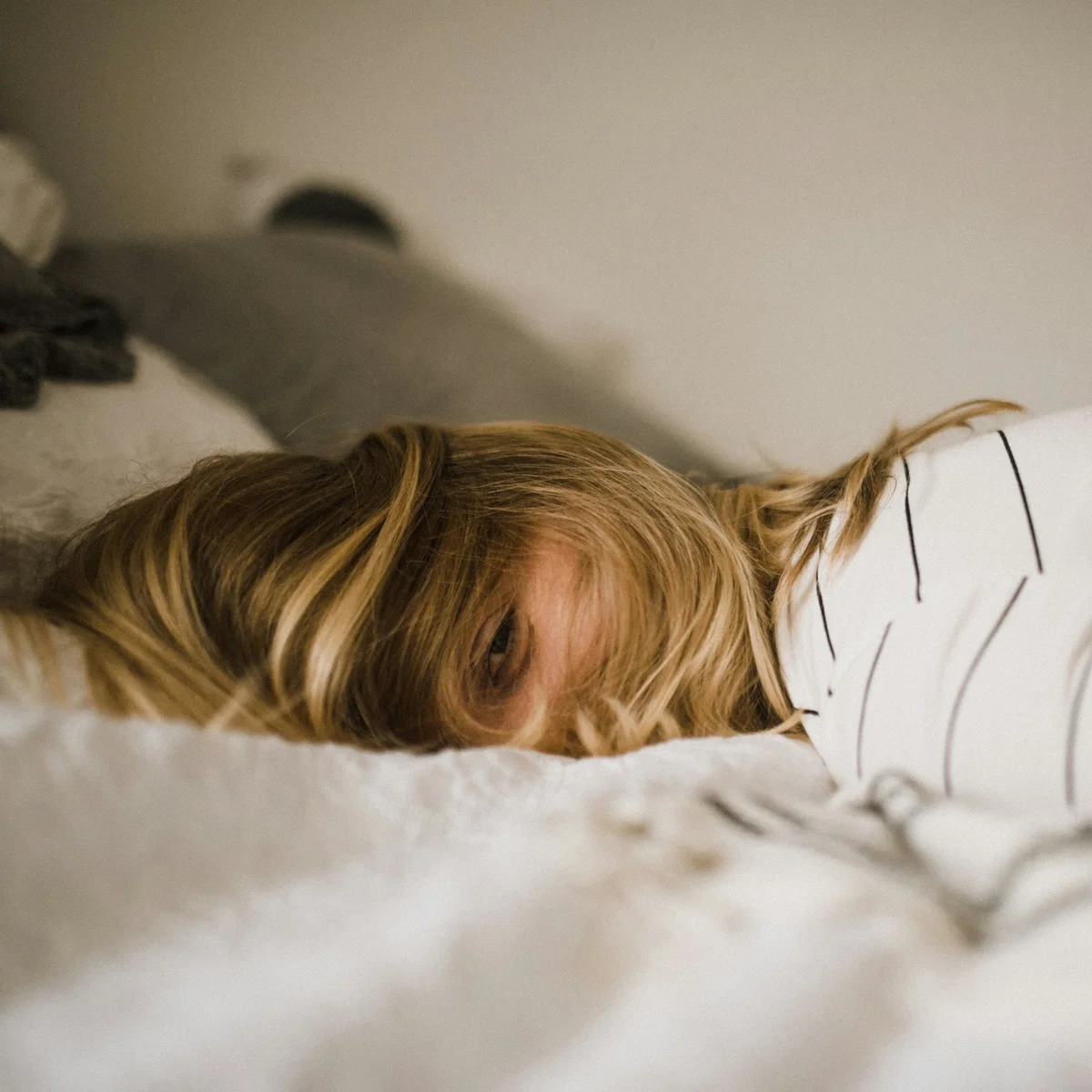 overwhelmed person buried clutter