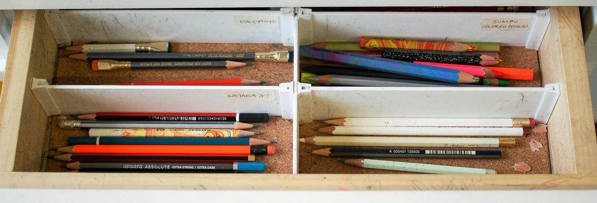 Drawer of items