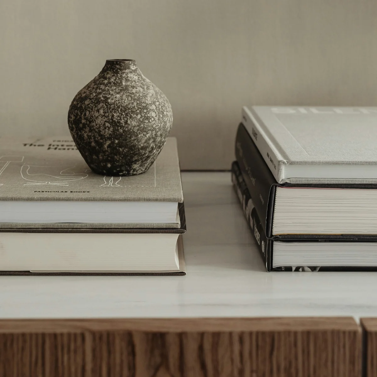 coffee table books eye level display